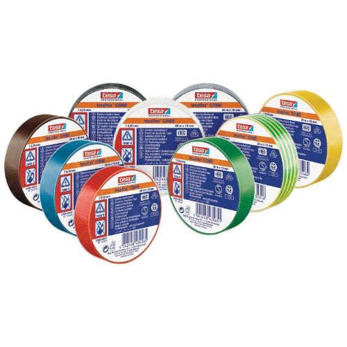 Picture of PVC isoleerteip must 20m19mm, VDE7kV, TESA 