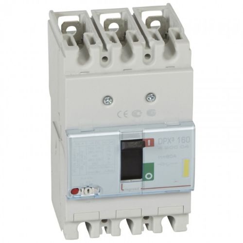Picture of Kompaktkaitselüliti DPX3-160, 3P, 80A, TM vabasti 0.8-1In, Im=fix, 16kA, Legrand 