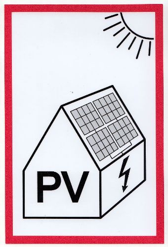 Picture of Kleebis Päikeseelektri Paneelid 100x150mm SOLAR 