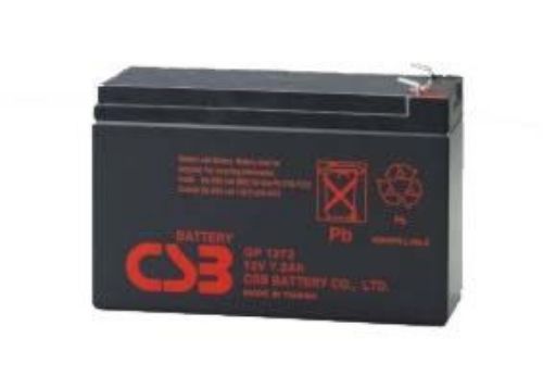 Picture of Aku 12V, 7.2Ah, GP1272, F2 klemmid, 4.8mm, CSB