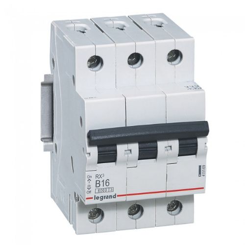 Picture of Moodulkaitselüliti RX3, 3P, 16A, B, 6kA, Legrand 