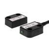 Picture of Non-contact door switch, miniature, coded, 5m,plastic, 2 NC contacts, Omron 