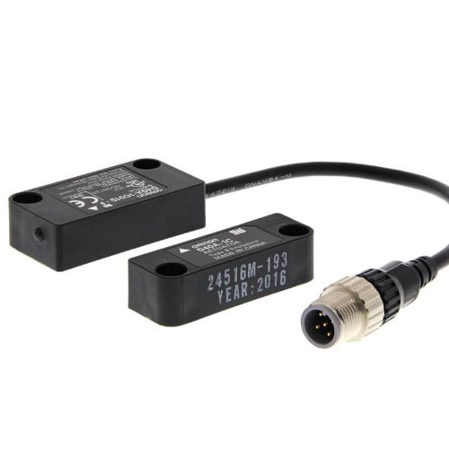 Picture of Non-contact door switches, Pigtail with M12 connector 4-pole, Omron 