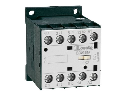Picture of Minikontaktor BG09, 3P, 9A, 4kW, 1NO, 24VDC, Lovato 