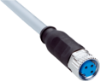 Picture of Andurikaabel PVC + pesa otse, A-coded, ( 5m + M8 3-pin ), SICK 