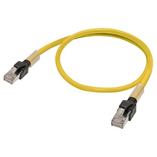 Picture of Ethernet Cat.6 patch kaabel, LSZH double shielding, kollane, 0.5 m 