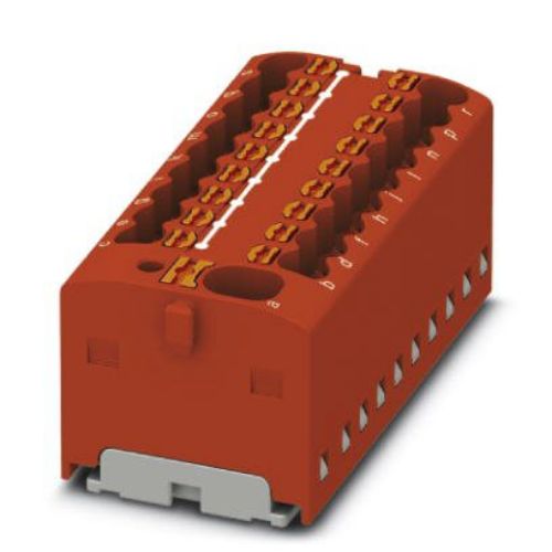 Picture of Jaotusklemm PTFIX 4mm²/18x1.5mm², punane, (lisada DIN adapter 1049497), Phoenix 