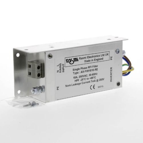 Picture of Filter EMC 1F 230V 10A (0.12-0.55kW) MX2, 169x71x45mm, low leakage 