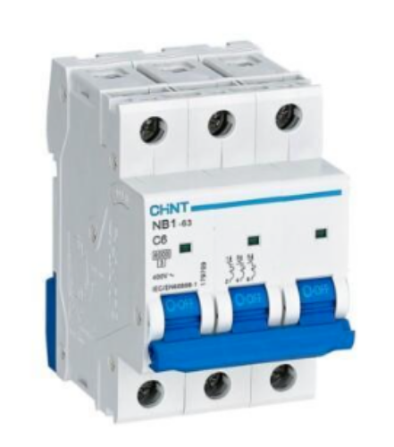 Picture of Moodulkaitselüliti NB1, 3P, 6A, C, 6kA, Chint 