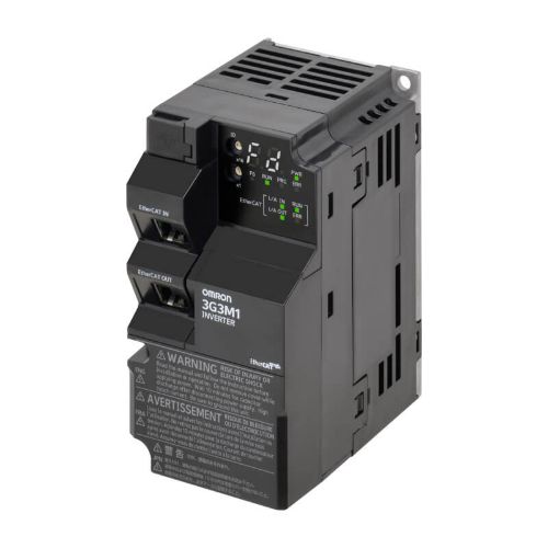 Picture of Sagedusmuundur M1 230V 0.2/0.4kW 1.6/1.9A, EMC-filtrita, EtherCAT, IP20, 127x68x98, Omron 
