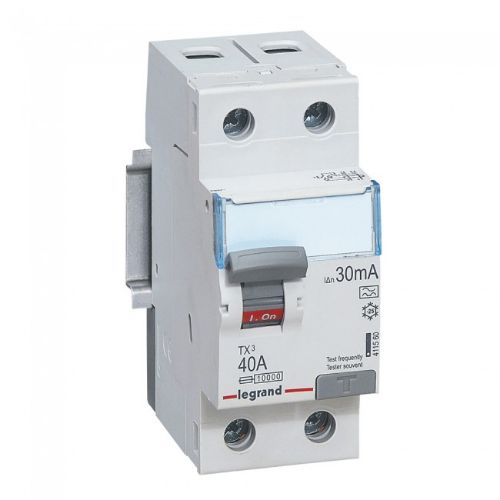 Picture of Rikkevoolukaitse TX3, 2P, 40A, A, 30mA, Legrand 