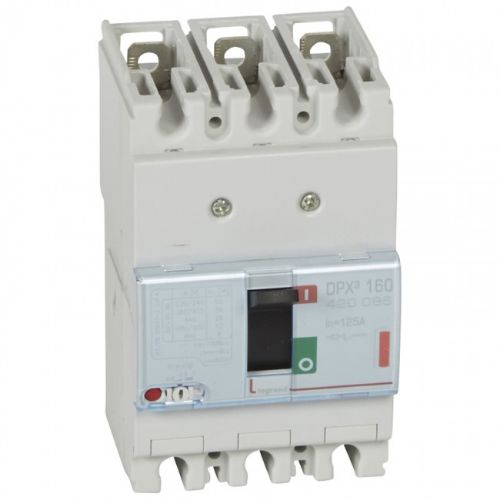 Picture of Kompaktkaitselüliti DPX3-160, 3P, 125A, TM vabasti 0.8-1In, Im=fix, 36kA, Legrand 