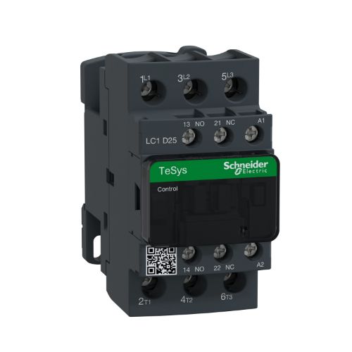 Picture of Kontaktor 3P, 25A, 1NO+1NC, 230VAC, Schneider 