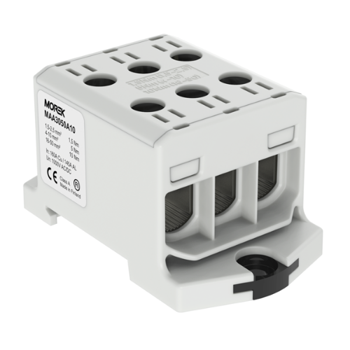 Picture of Hargnemisklemm OTL50-3, hall, 3xAl/Cu 1.5-50mm², 1000V, Morek 