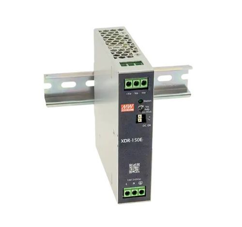 Изображение Toiteplokk XDR-E, 24VDC 6.5A 150W, 86-264VAC/120-370VDC, Mean Well 
