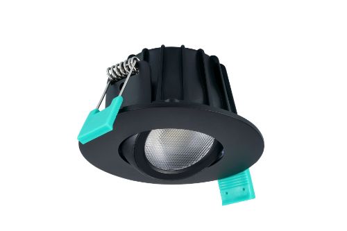 Picture of Kohtvalgusti Obico 5.4W/927-40 550lm 38D Triac Suunatav IP65 Ava 68mm Must Sylvania   