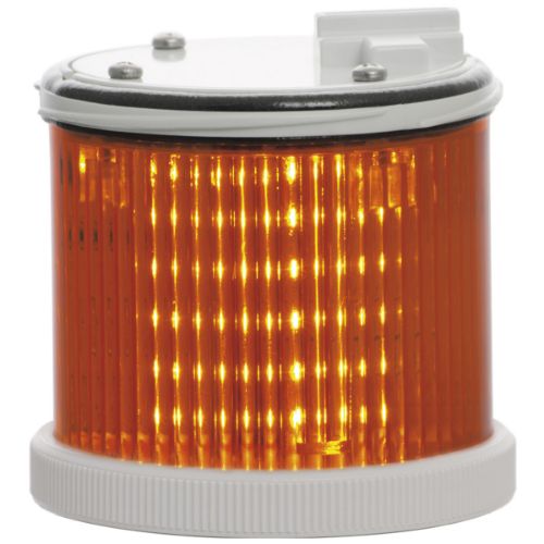 Picture of Lüli- TWS LED M valgusmoodul, oranž, 240VAC, Ø 70mm, vilkuv, pidev, hall korpus, IP66, Sirena