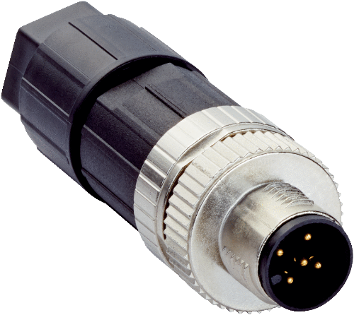 Picture of Anduripistik M12 5-pin, otse, A-coded, vedruklemm, kaablile 4...8mm, SICK 