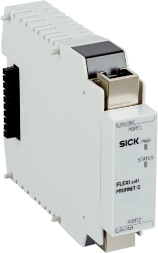 Picture of Turvakontroller Flexi Soft moodul, Gateway, PROFINET, TCP/IP pesad, 2 × RJ45, SICK 