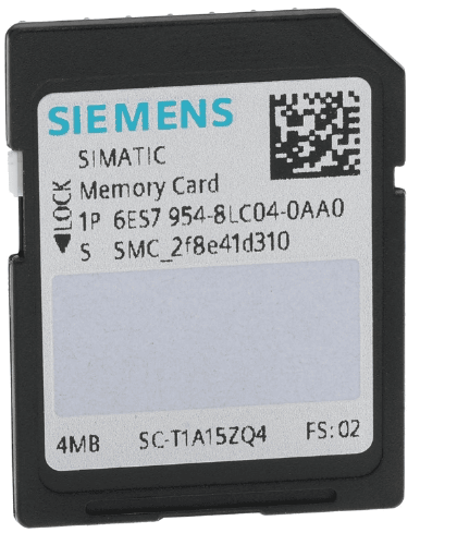 Picture of SIMATIC S7, memory cards for S7-1x 00 CPU/SINAMICS, 3, 3V Flash, 4 MB 