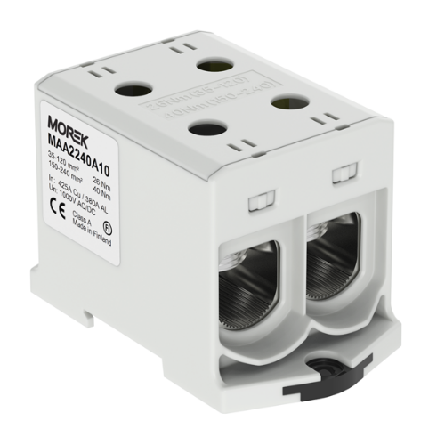 Picture of Hargnemisklemm OTL240-2 hall 2xAl/Cu 35-240mm², 1000V, Morek 