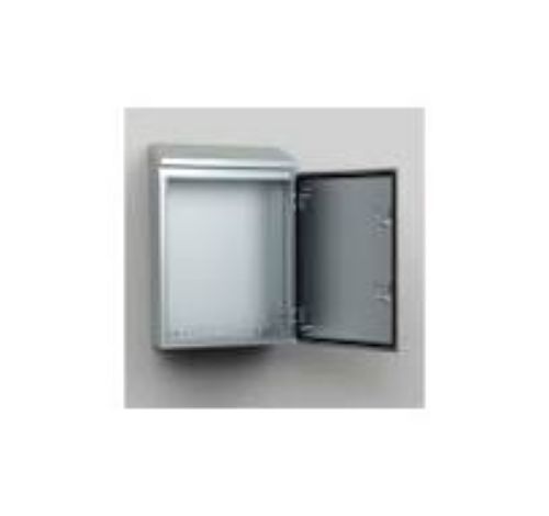 Picture of Roostevaba metallkilp katusega 400x400x210 IP66 mont.plaadiga, nVent Hoffman 