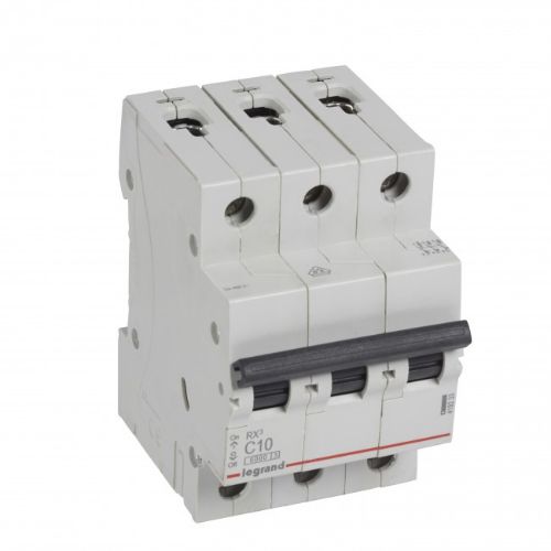 Picture of Moodulkaitselüliti RX3, 3P, 10A, C, 6kA, Legrand 