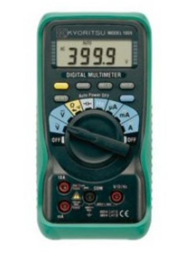 Picture of Multimeeter 600VAC/DC, 10A AC/DC, 10 MHz, 40 MΩ, 100μF Kyoritsu 