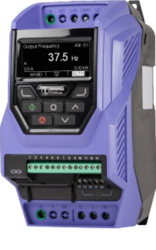 Picture of Sagedusmuundur IP20 400V 1.5kW 4.1A RS485/BACnet 221x110x185mm EMC C2 filter Optidrive ECO INVERTEK 