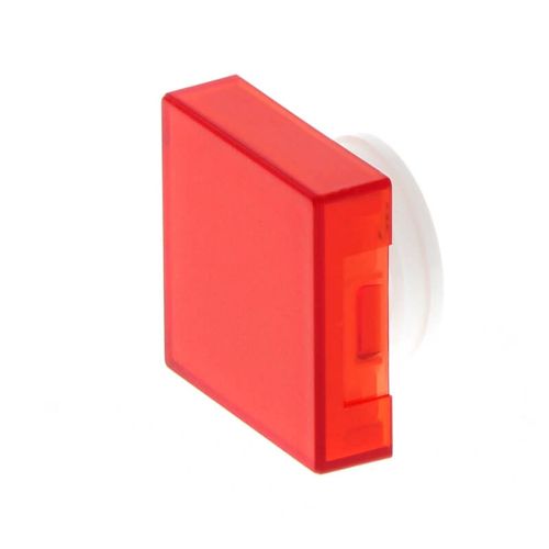 Picture of Pushbutton, illuminated, square, IP40, red, Omron 