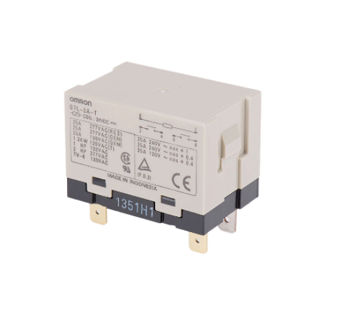 Picture of Relee G7L-2, 2NO, 25A 24VDC , 6-pinni, Omron 