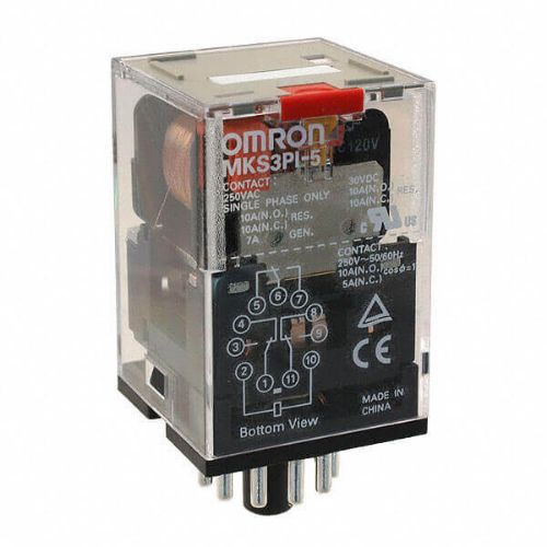 Picture of Relee MKS3, 3CO, 10A, 24VDC, TEST, 11-pinni, pesa PF113, Omron 