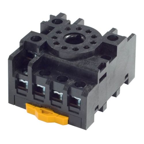 Picture of Releepesa PF113, 61F-LS-CP11-NRA -le, 11-pin, DIN-latile, Omron 