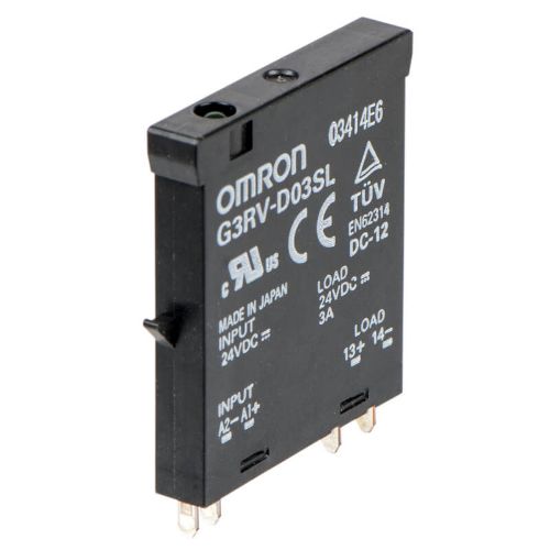 Picture of Pooljuhtrelee G3RV, 3A (5 - 24 VDC), sisend 24VDC, LED, Omron 