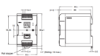 Picture of Toiteplokk S8VK-X, 24VDC 3.75A 90W, EthernetIP, 100-240VAC/90-350VDC, Omron 