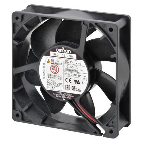 Picture of DC Axial fan, plastic blade, frame 120x38, high speed, Omron 