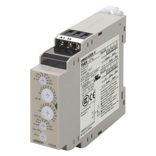 Picture of Aegrelee H3DK, asümmeetriline ON/OFF, 1CO,  0.1s-12h 24-240VAC/DC, Omron 