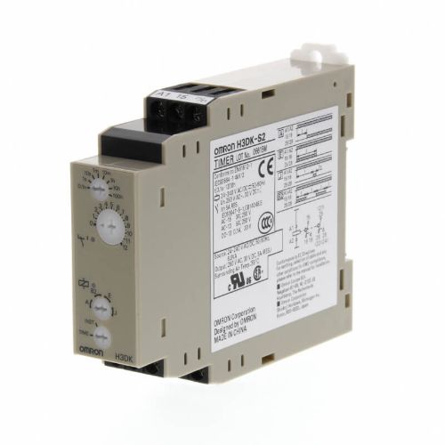 Picture of Aegrelee H3DK, 4 funktsiooni, 2CO, 0.1s-1200h, 24-230VAC/DC, Omron 