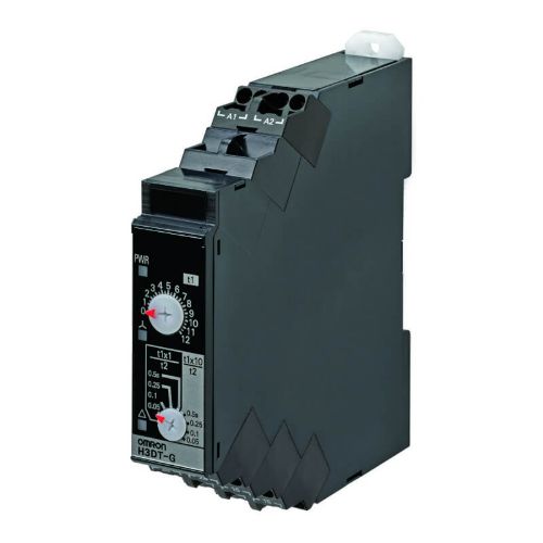 Picture of Moodulaegrelee H3DT, Täht-kolmnurk, 2CO, 1-120s, 24-240VAC/DC, push-in klemmid, Omron 