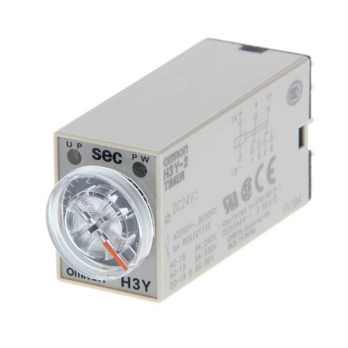 Picture of Aegrelee H3Y-4, viide-ON, 4CO, 0 - 5min, 100-120 VAC, 14-pin, pesa PYFZ-14-E,  Omron 