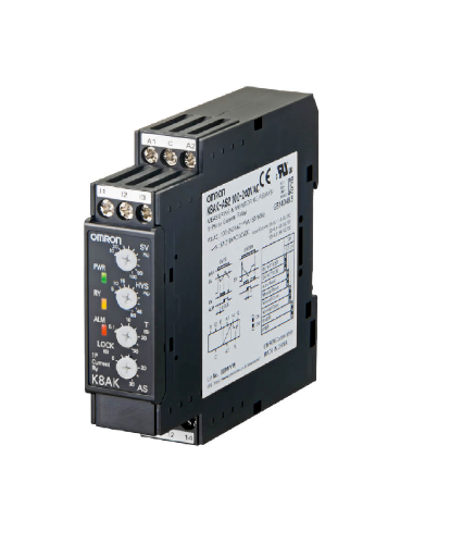 Picture of Voolukontrollirelee K8AK-AS3, 1F, Max, 10 -200A AC, 1CO,  viivis 0.5-30sek, 24-240VAC, Omron 