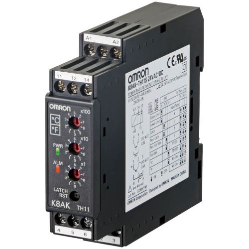 Picture of Temp.kontrollirelee K8AK, Pt100 või termopaar, 0999 C (1C täpsus) , 1 CO, 100-240 VAC, Omron 