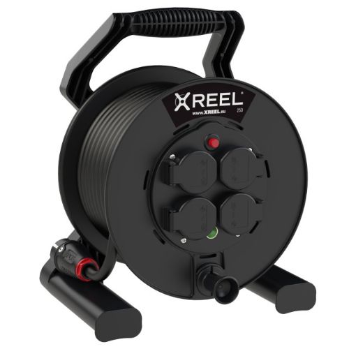 Picture of Pikendusjuhe trummlil XREEL 250 4xpesad 230VAC, 25m, 3G2.5 H07RN-F must IP54, PCE 