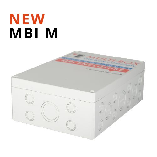 Picture of Plastkarp 110x110x66 PS, IP66, hall kaas/avadega M20/M25, UV-kindel Multibox   