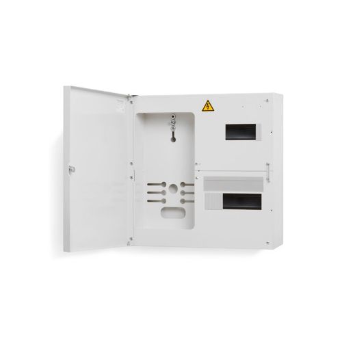 Picture of Arvestikilp pinnapealne, 1 arvesti + 9m, IP31, 450x450x140, valge, metallist, Harju Elekter 