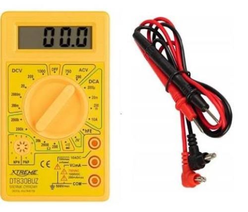 Picture of LX-830B 3 1/2 numbriga multimeeter - 19 piirkonda- 10A - transistori test 