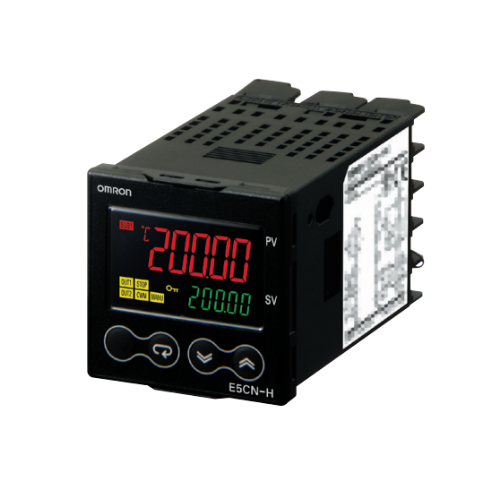 Picture of Temp.kontroller E5CN, Sis: univers. Välj: 1 x 12VDC pulse, 2x alarm, 24VAC/DC, Omron 