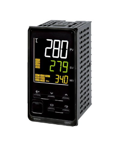 Picture of Temp.kontroller E5EC, sis: univers. Välj: 1x relee, 4 AUX, 4 EVT. I/P, 24VAC/DC, Omron 
