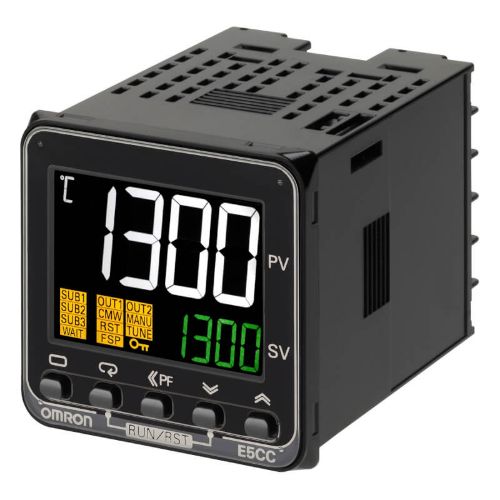 Picture of Temp.kontroller E5CC, Sis: univers. Välj: 0/4...20 mA, 3 alarmreleed, 24VAC/DC, Omron 