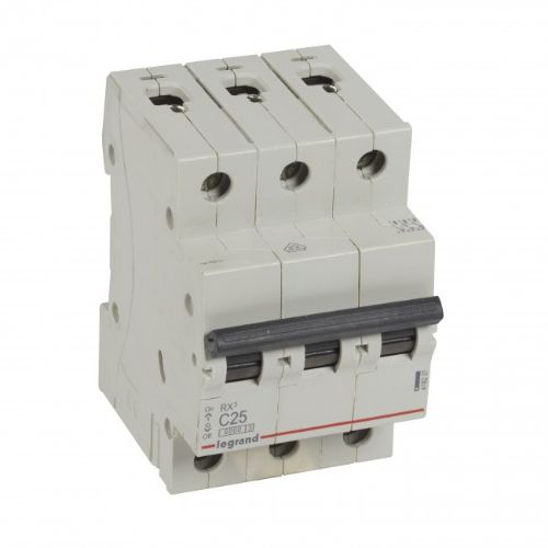 Picture of Moodulkaitselüliti RX3, 3P, 25A, C, 6kA, Legrand 